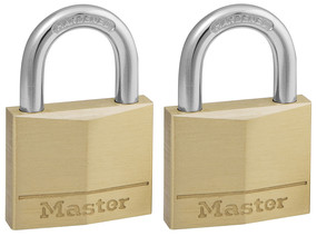 MASTER LOCK -Pack 2 Cadenas Laiton -Mod.140 EURT
 40