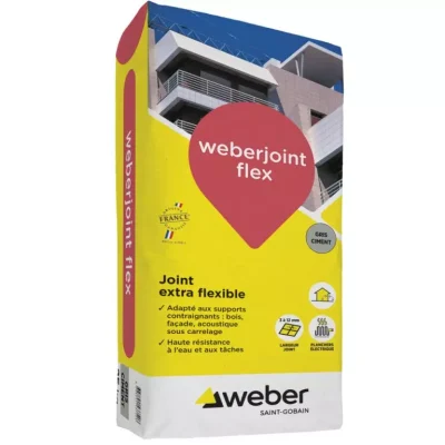 Weber Joint Flex joint extra flexible pour carrelage surface contraignante