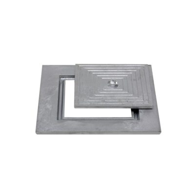 coeck cadre avec couvercle carré simple en aluminium